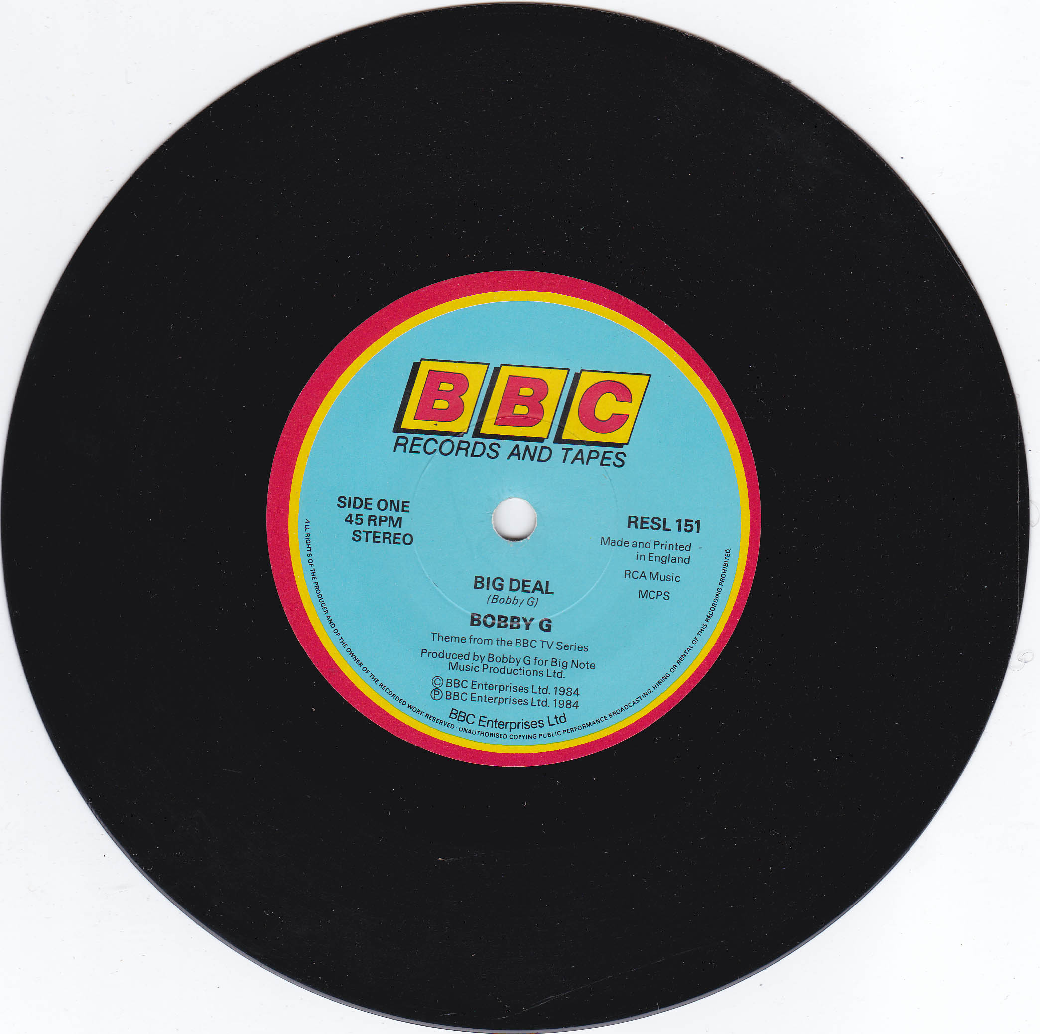 Bobby G - Big Deal (UK)