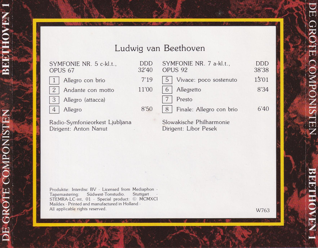 Beethoven – Symfonie Nr. 5 (Niederlande)