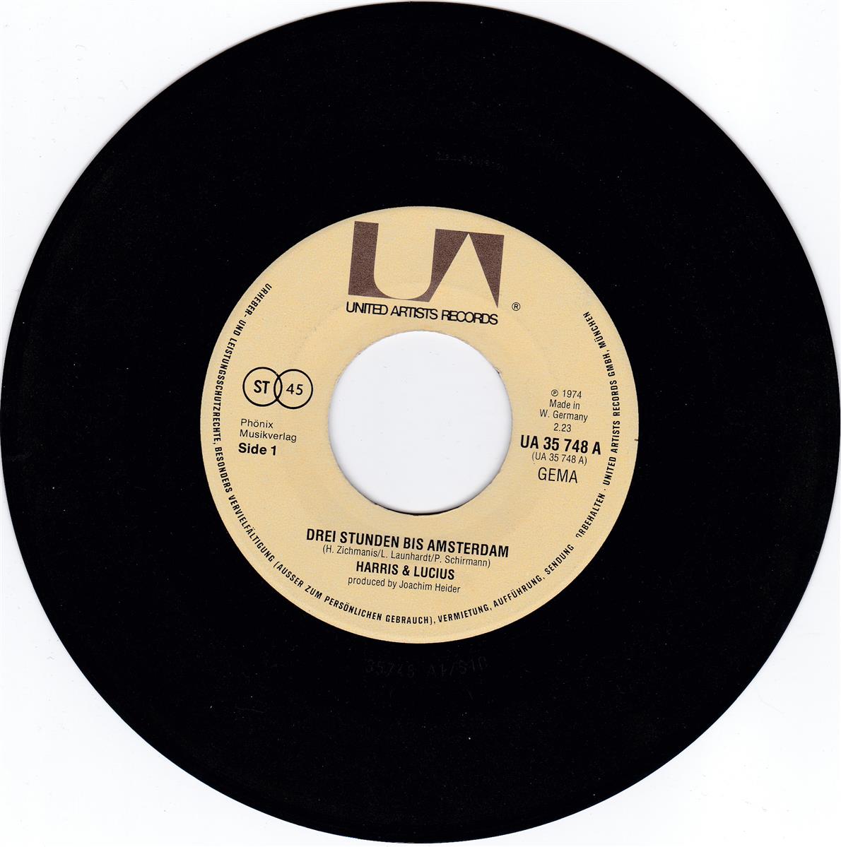 Harris & Lucius - Drei Stunden bis Amsterdam