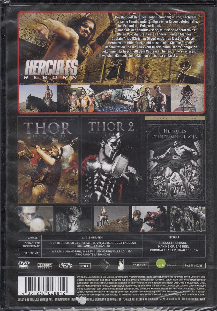 Giganten der Geschichte - Hercules und Thor (DVD)
