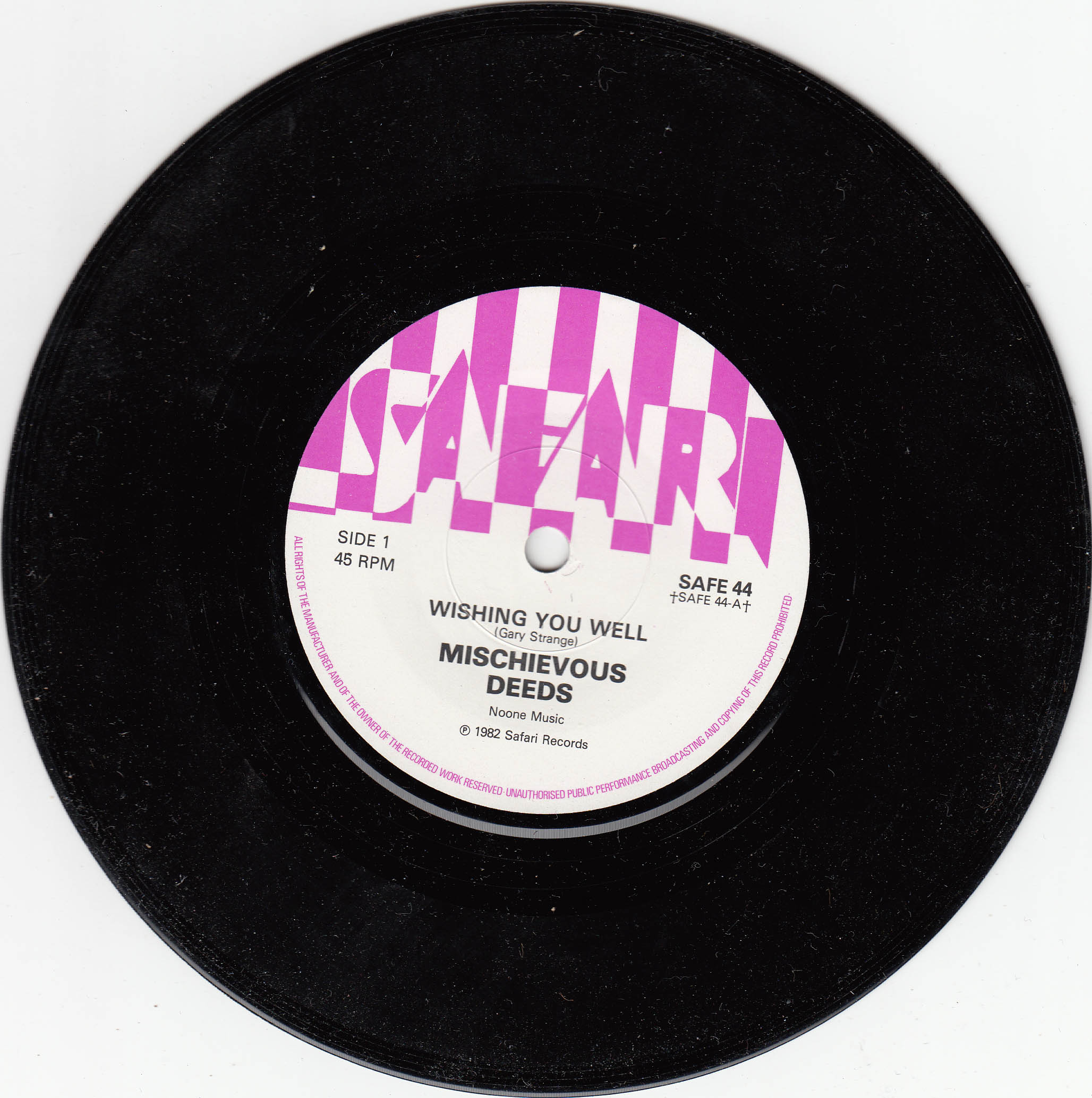 Mischievous Deeds - Wishing You Well (UK)