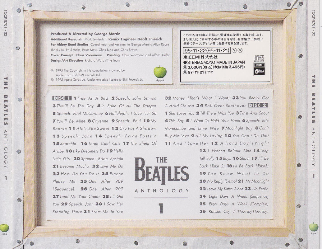 The Beatles - Anthology 1 (1995) (Japan)