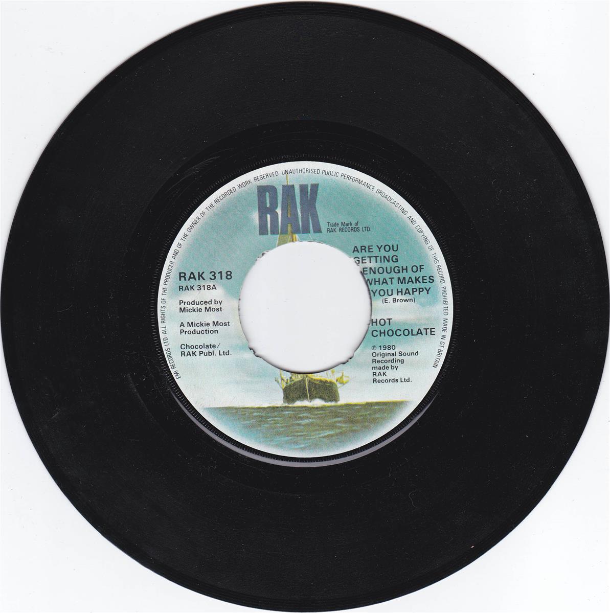 Hot Chocolate - Are You Getting Enough Of What Makes You Happy? (UK)