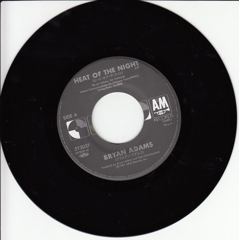 Bryan Adams - Heat Of The Night (Japan)