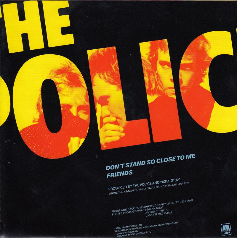 The Police - Don't Stand So Close To Me (Japan)