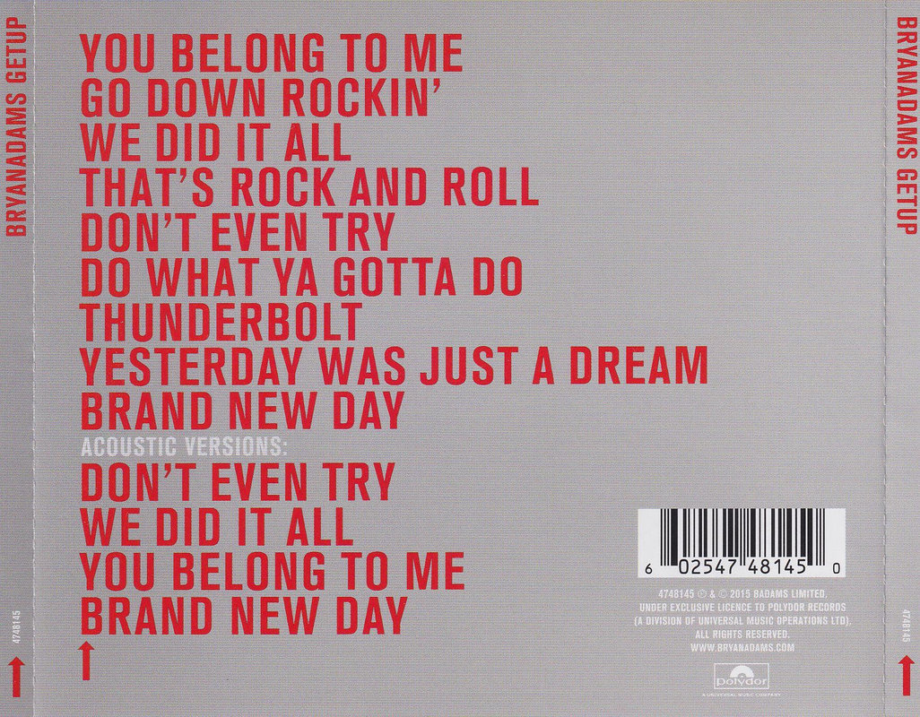 Bryan Adams - Get Up