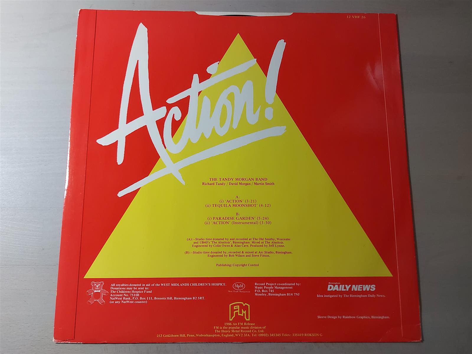 The Tandy Morgan Band - Action (UK)