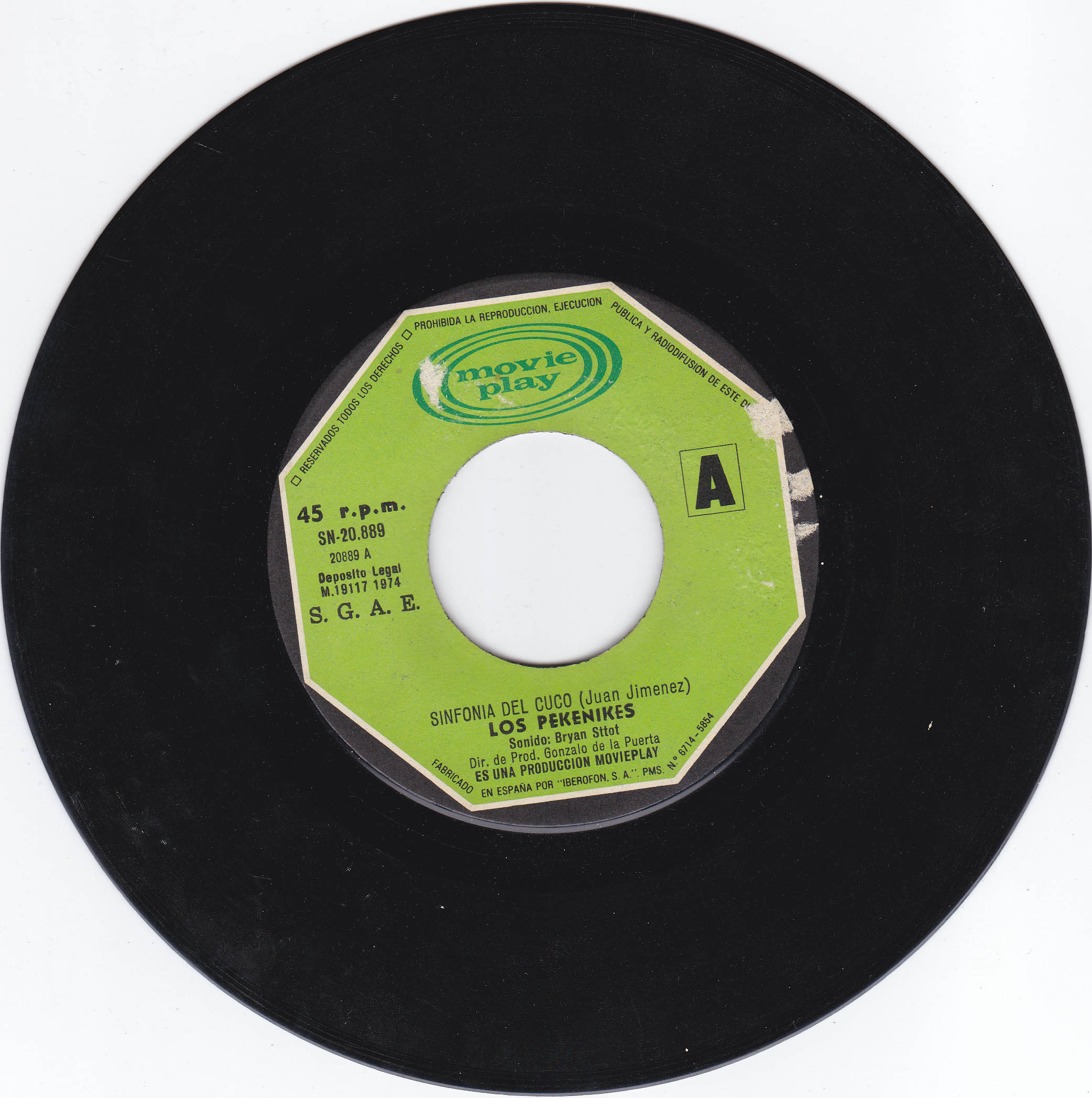 Los Pekenikes - Sinfonia Del Cuco (Spanien)