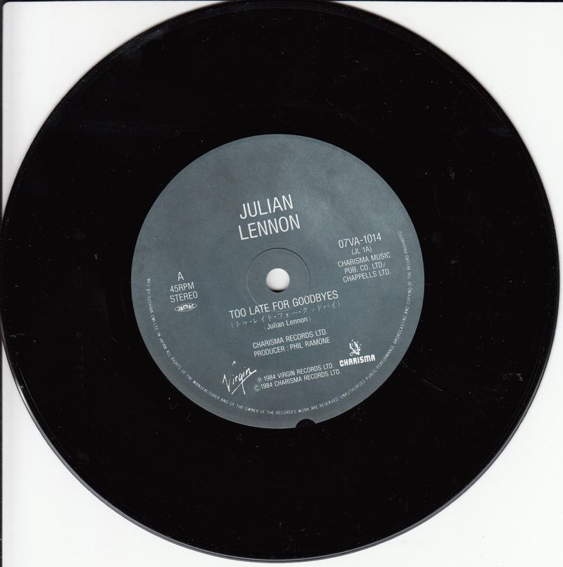 Julian Lennon - Too Late For Goodbyes (Japan)