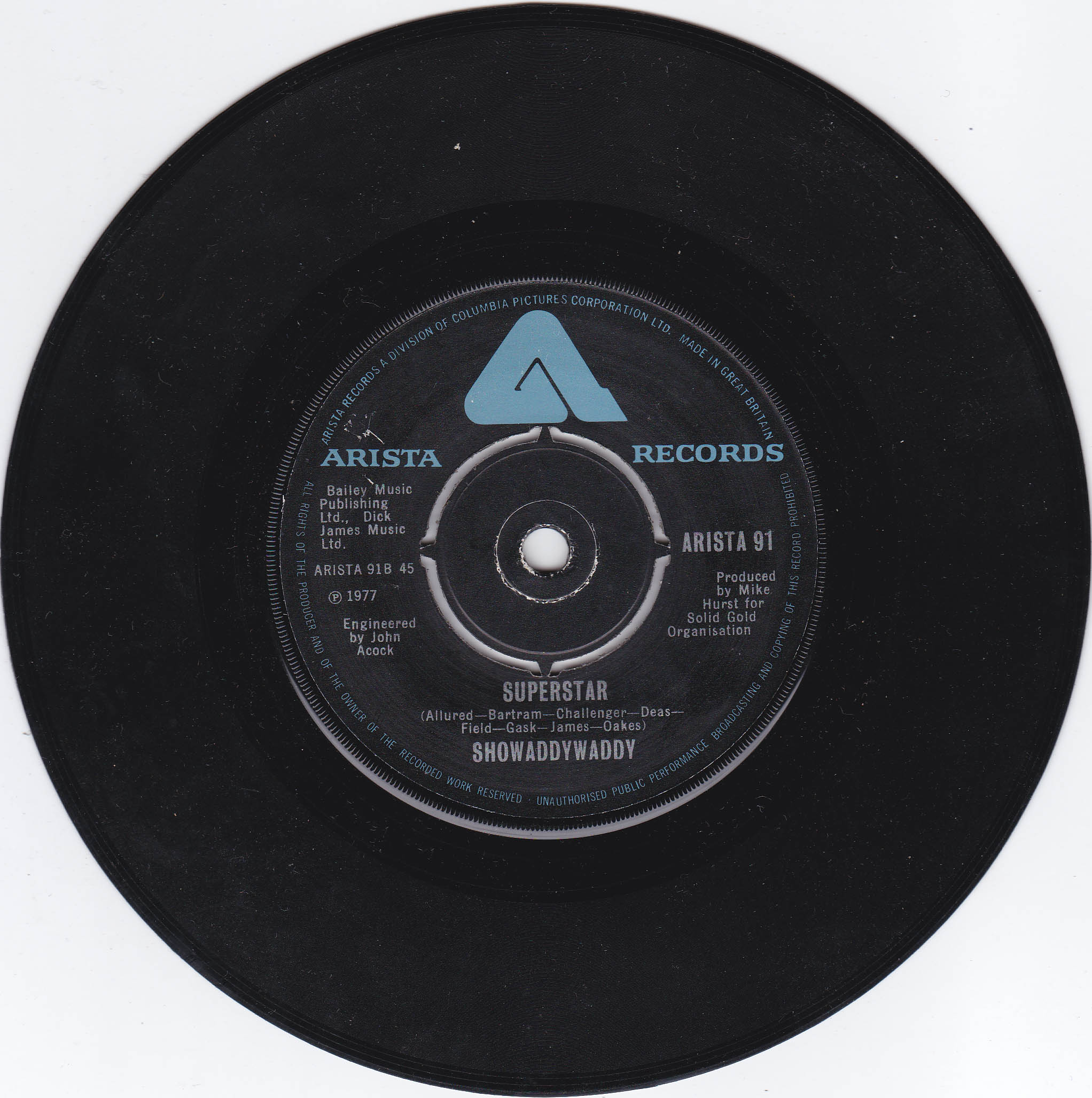 Showaddywaddy - When (UK)