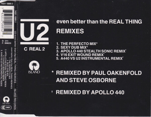 U2 - Even Better Than The Real Thing
