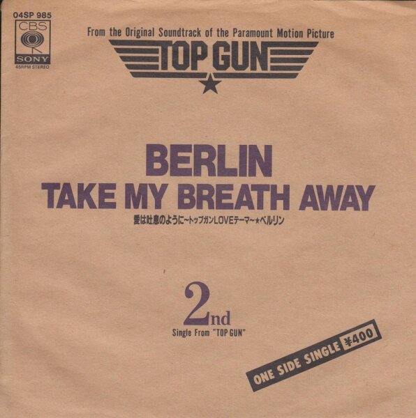 Berlin - Take My Breath Away (Single-Sided) (Japan)