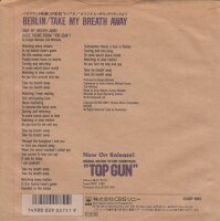 Berlin - Take My Breath Away (Single-Sided) (Japan)