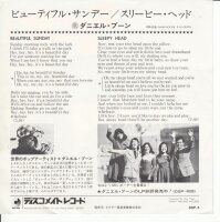 Daniel Boone - Beautiful Sunday (Japan)